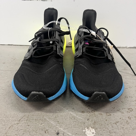 Adidas‎ UltraBoost 22 Men's Black Blue Yellow Green Running Shoes GV8829 Size 10 - Picture 7 of 8